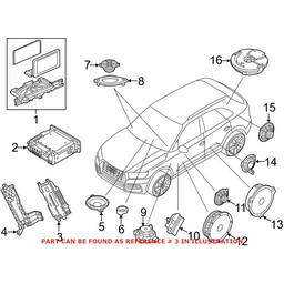 Audi Radio Amplifier 80A035223A